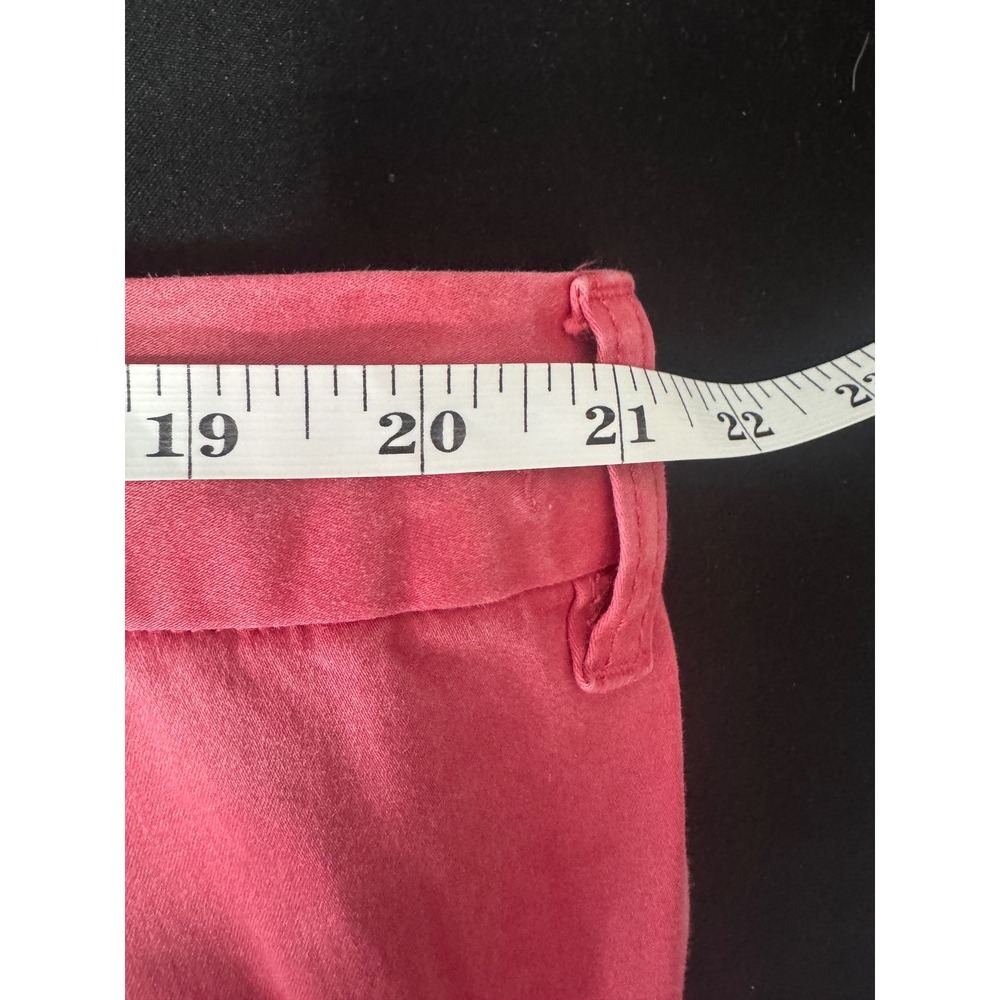 Tommy Bahama Pants Mens Size 42x30 Flat Front Chino Faded Red Pink Straight Leg - Picture 11 of 12